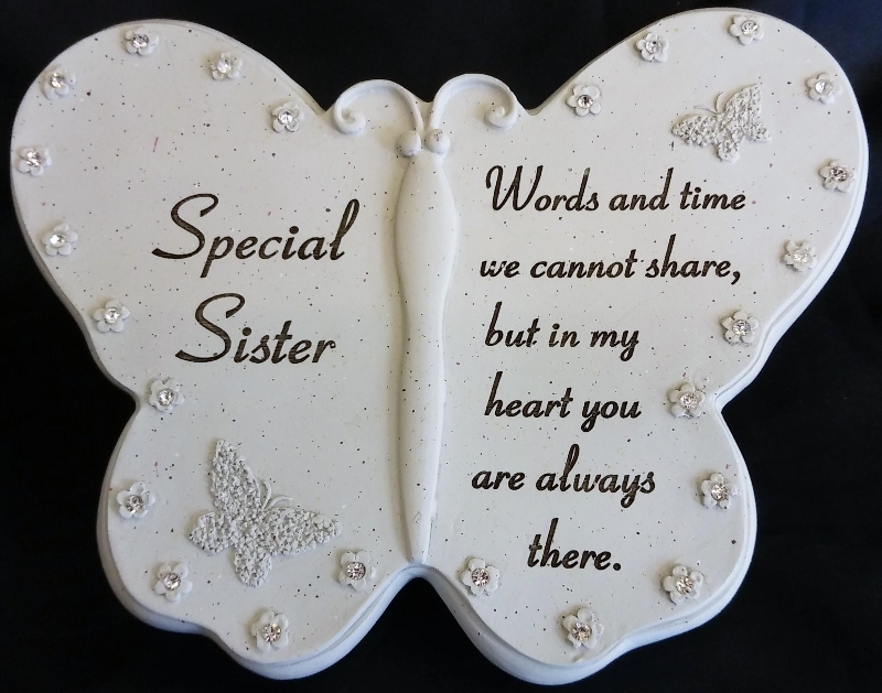 Gemmed Butterfly Plaques