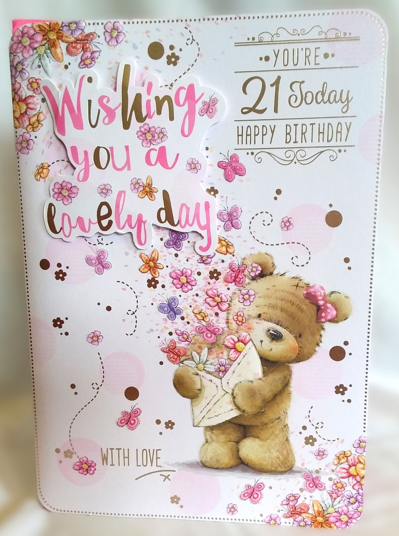 21st Birthday Card