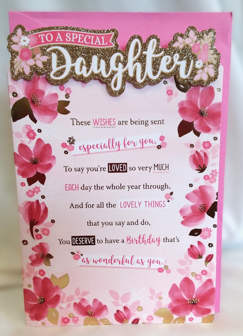 Daughter Birthday card