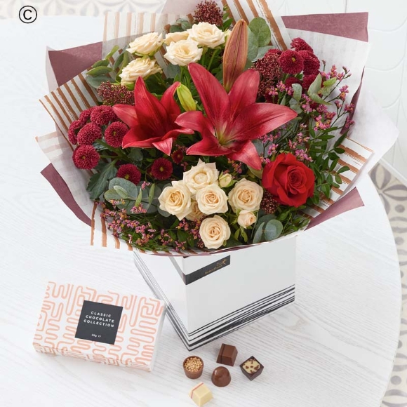 Classic Handtied with Chocolates