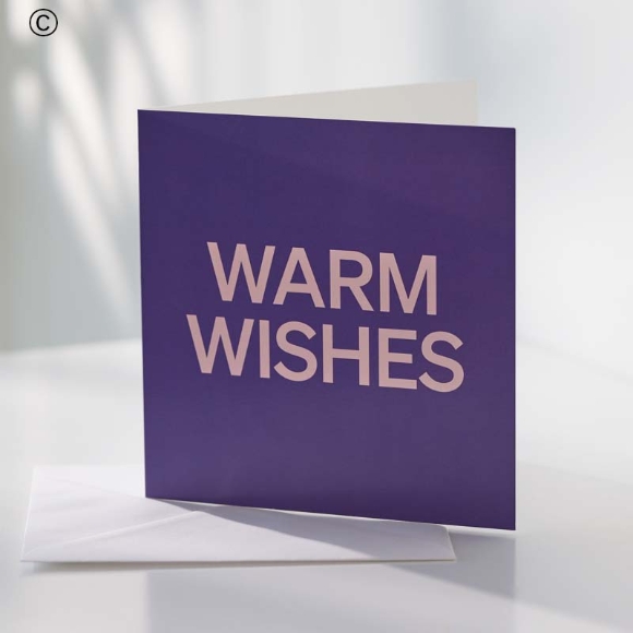 Warm Wishes Greetings Card