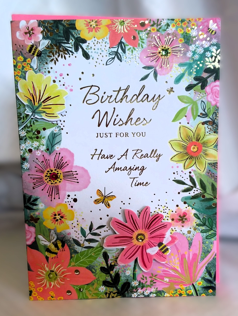 Birthday Wishes Just For You card