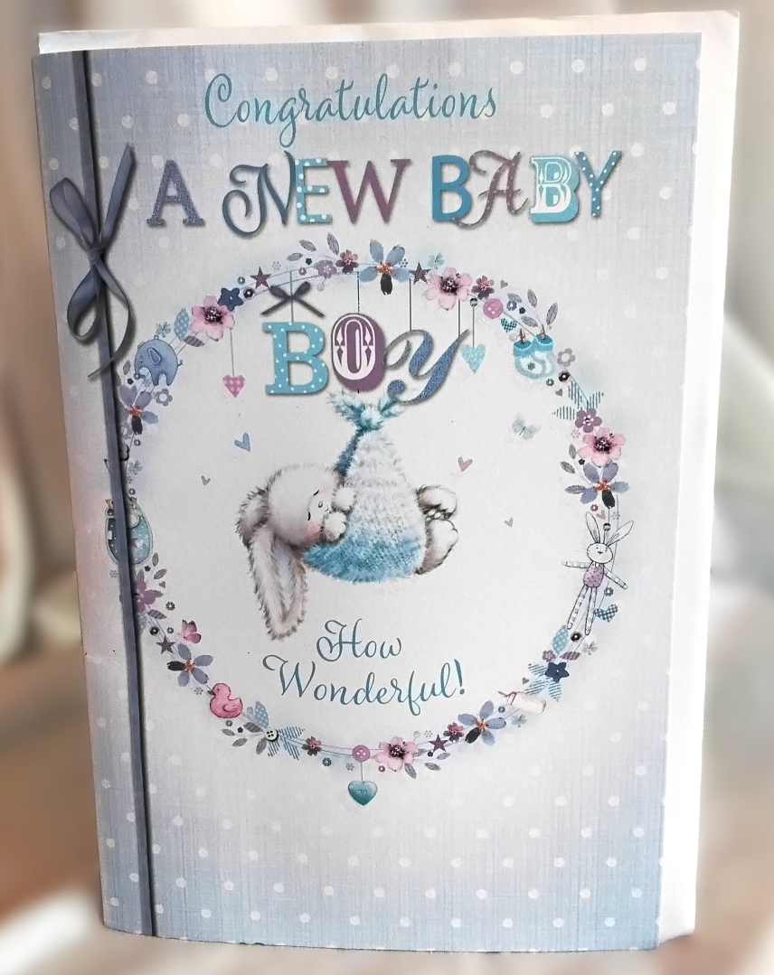 Congratulation New Boy card