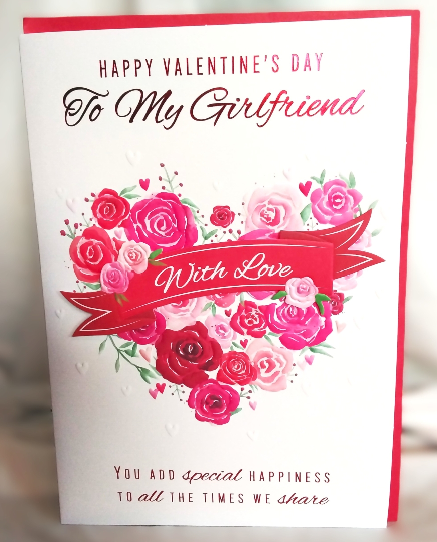 Girlfriend Valentine card