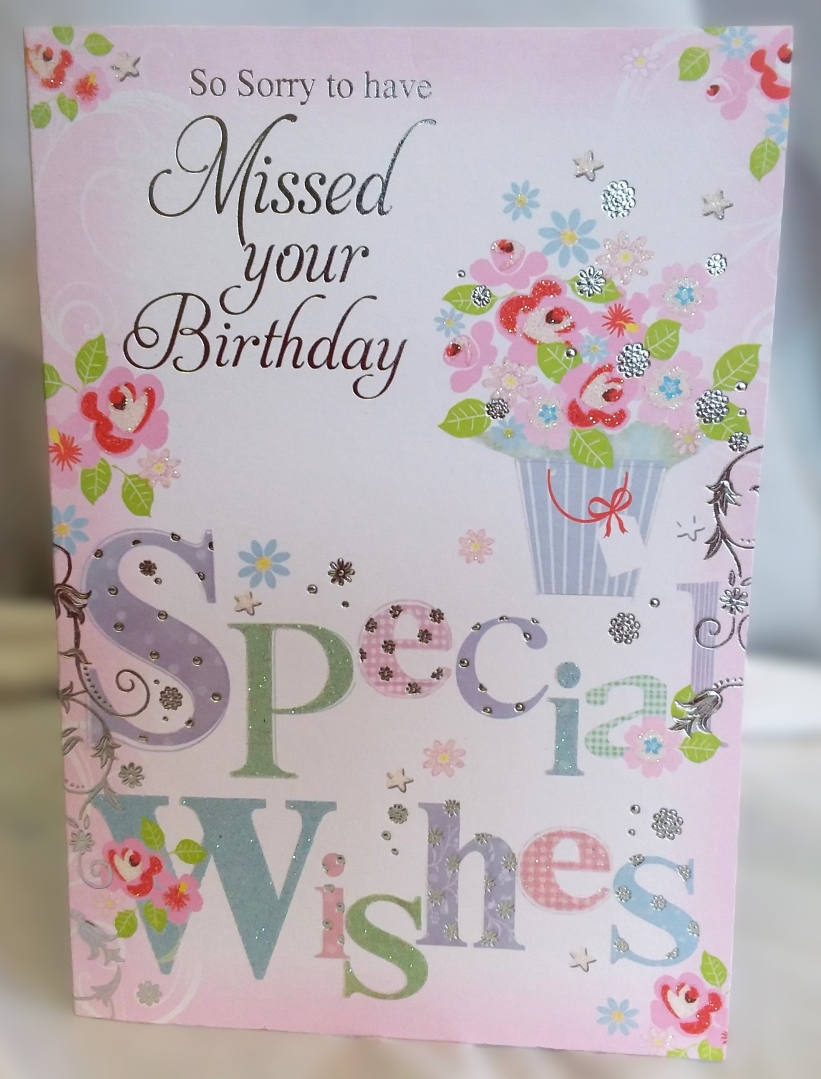 Missed Your Birthday card