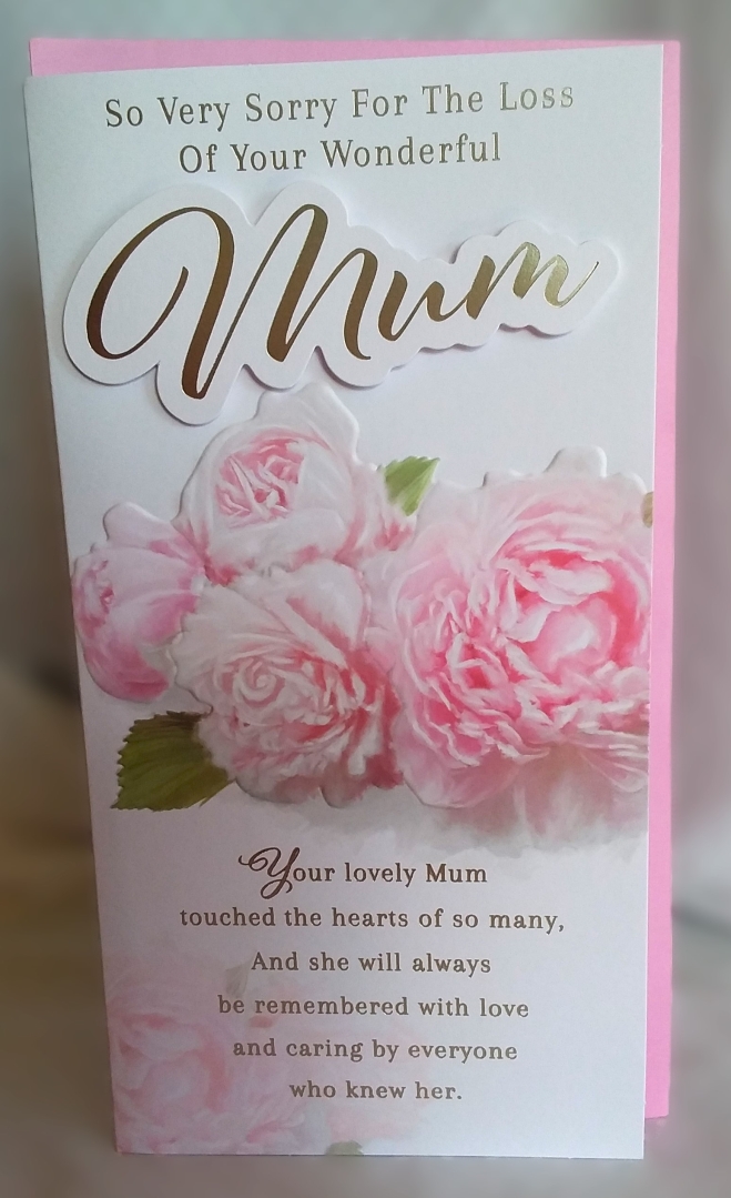 Mum   Sympathy card