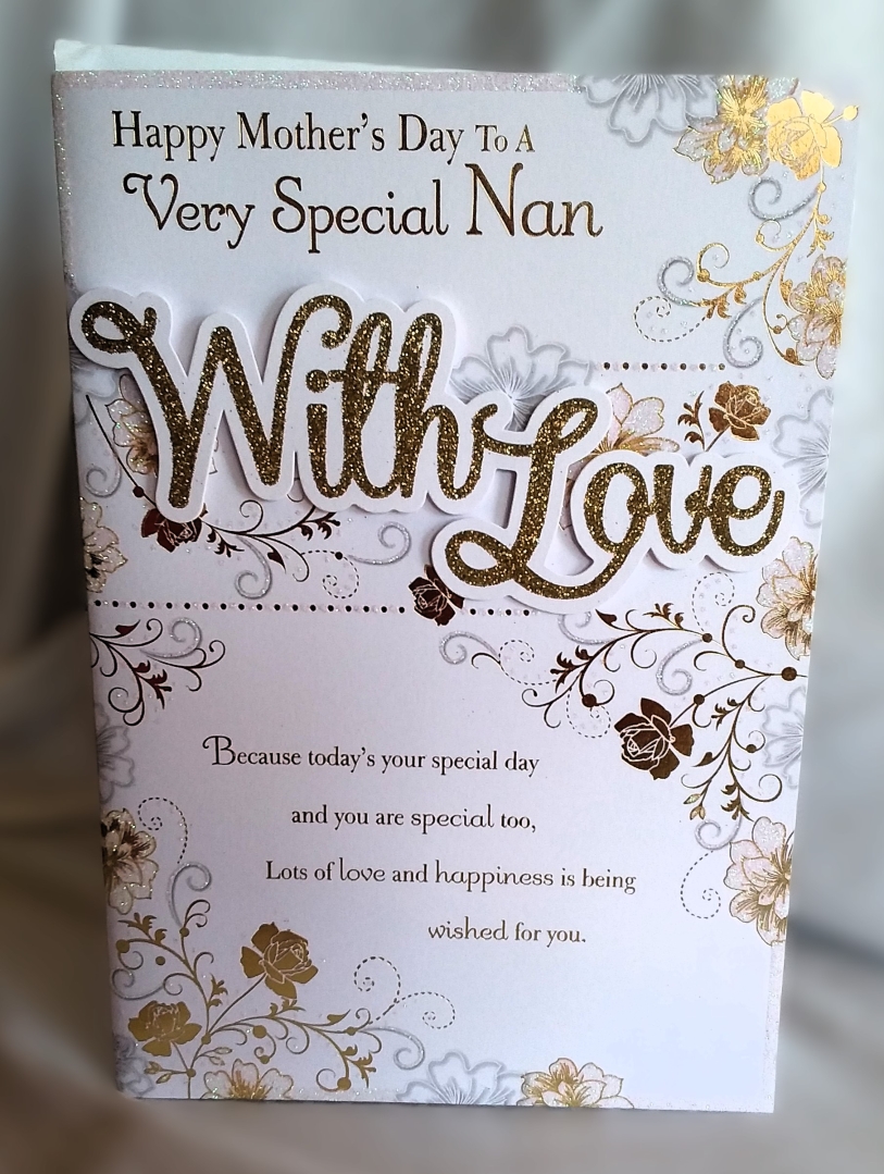 Nan   Mother's Day card