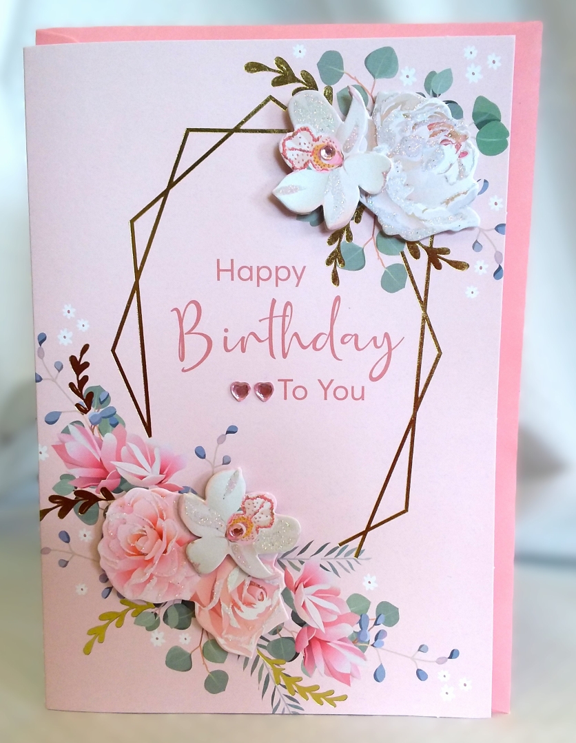 Orchid Birthday card