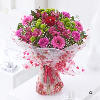 Valentine Florist Choice Bouquet & Balloon