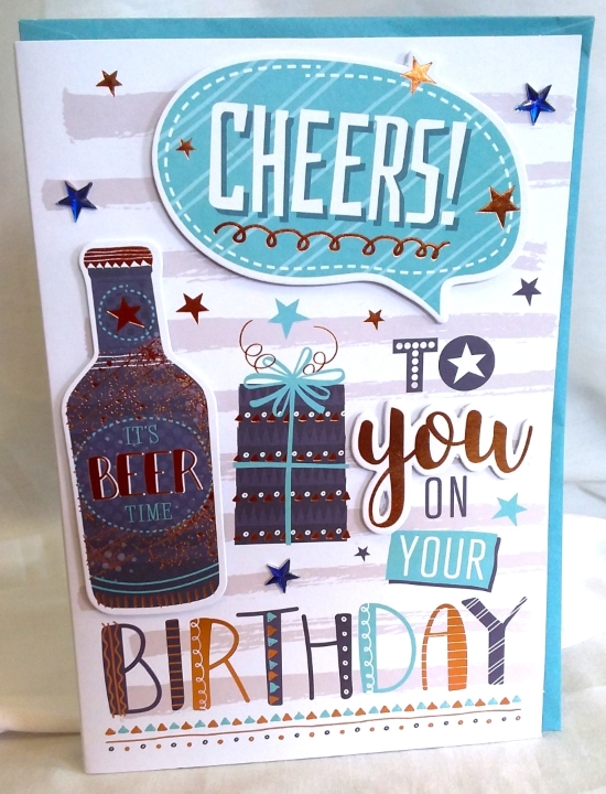 Cheers Birthday Card