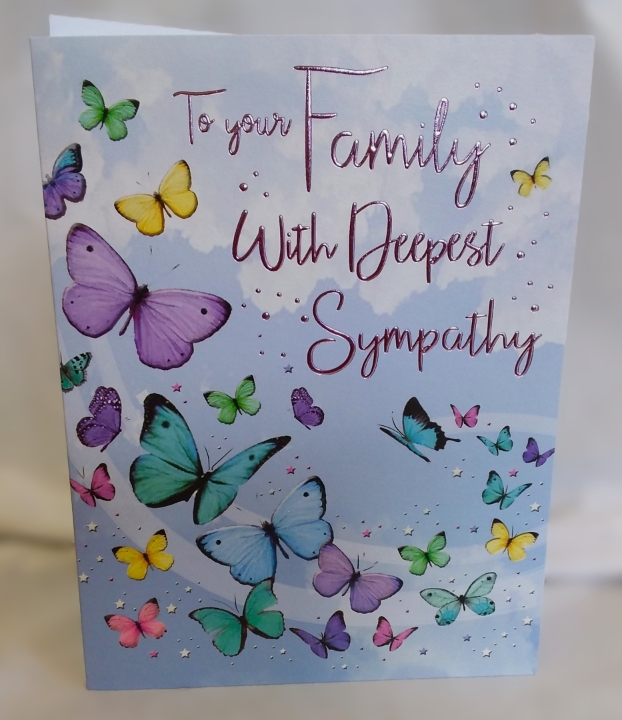 To Your Family Sympathy card