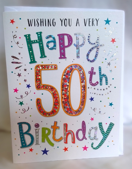 50th Birthday card