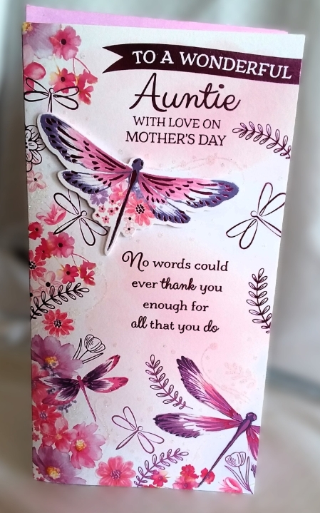 Auntie   Mother's Day card